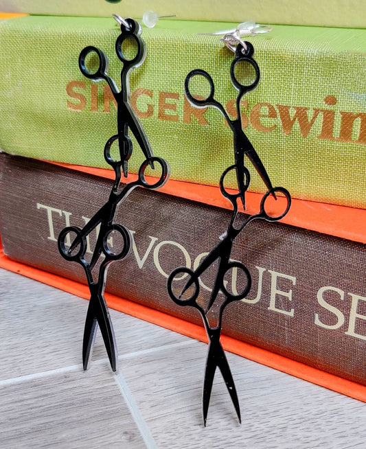 Trio Scissors Earrings