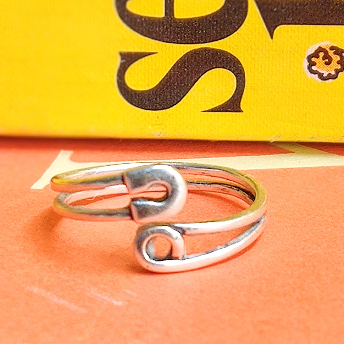 Sewing Theme Rings: Measuring Tape, Safety Pin and Zippers