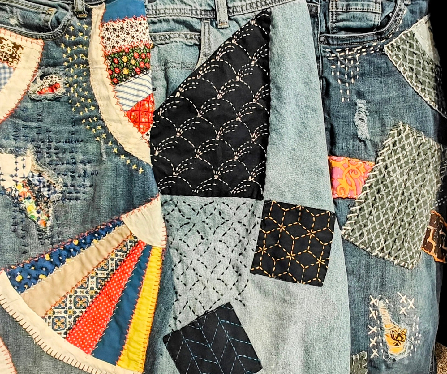 QuiltCon Scrappy Patchwork Embroidery Kits