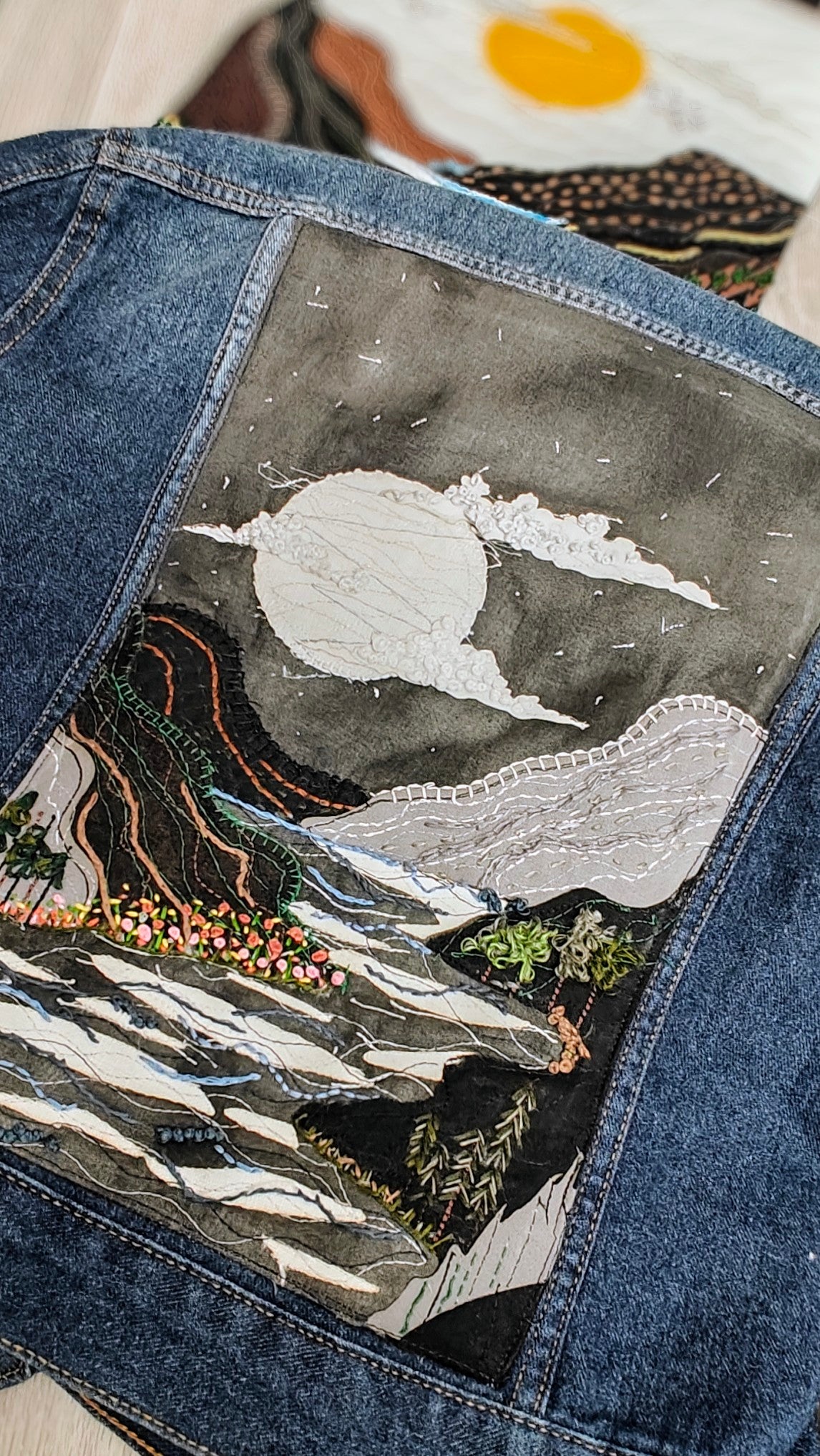 Embroidered Landscape Applique Kit