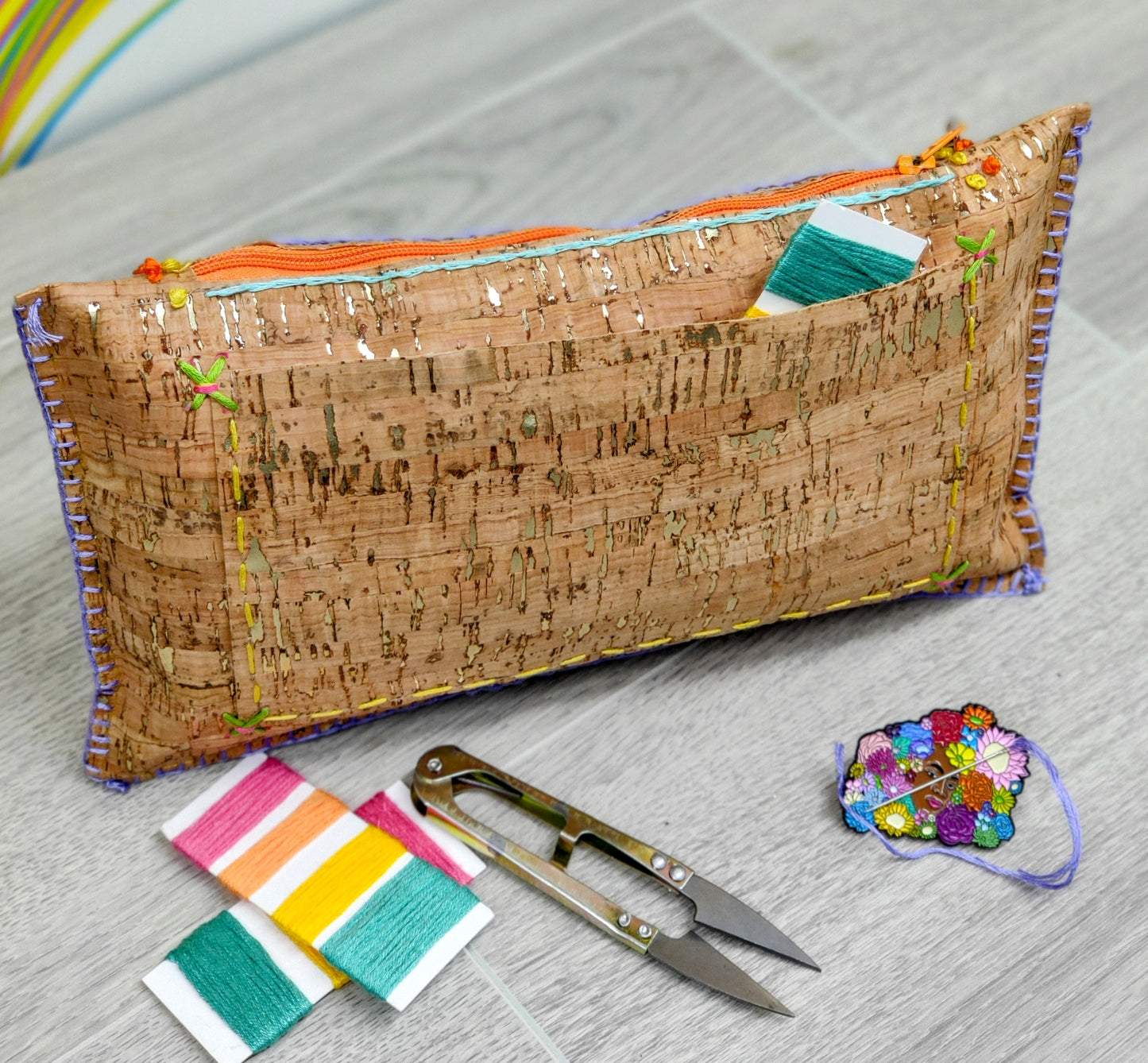 Embroidered "MAKER" Pouch Kit