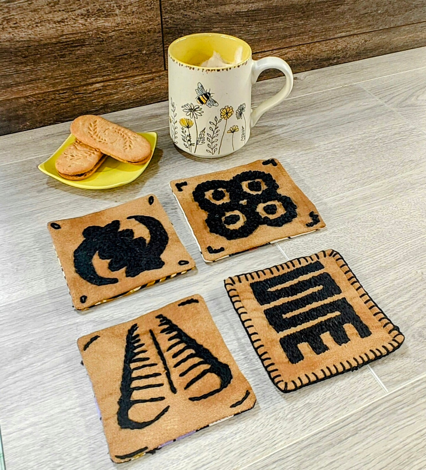 Adinkra Coaster Pattern