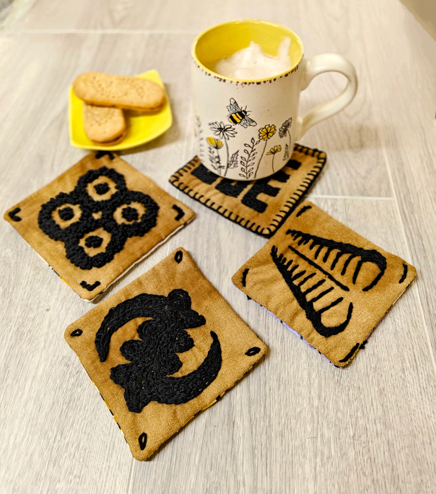 Adinkra Coaster Pattern