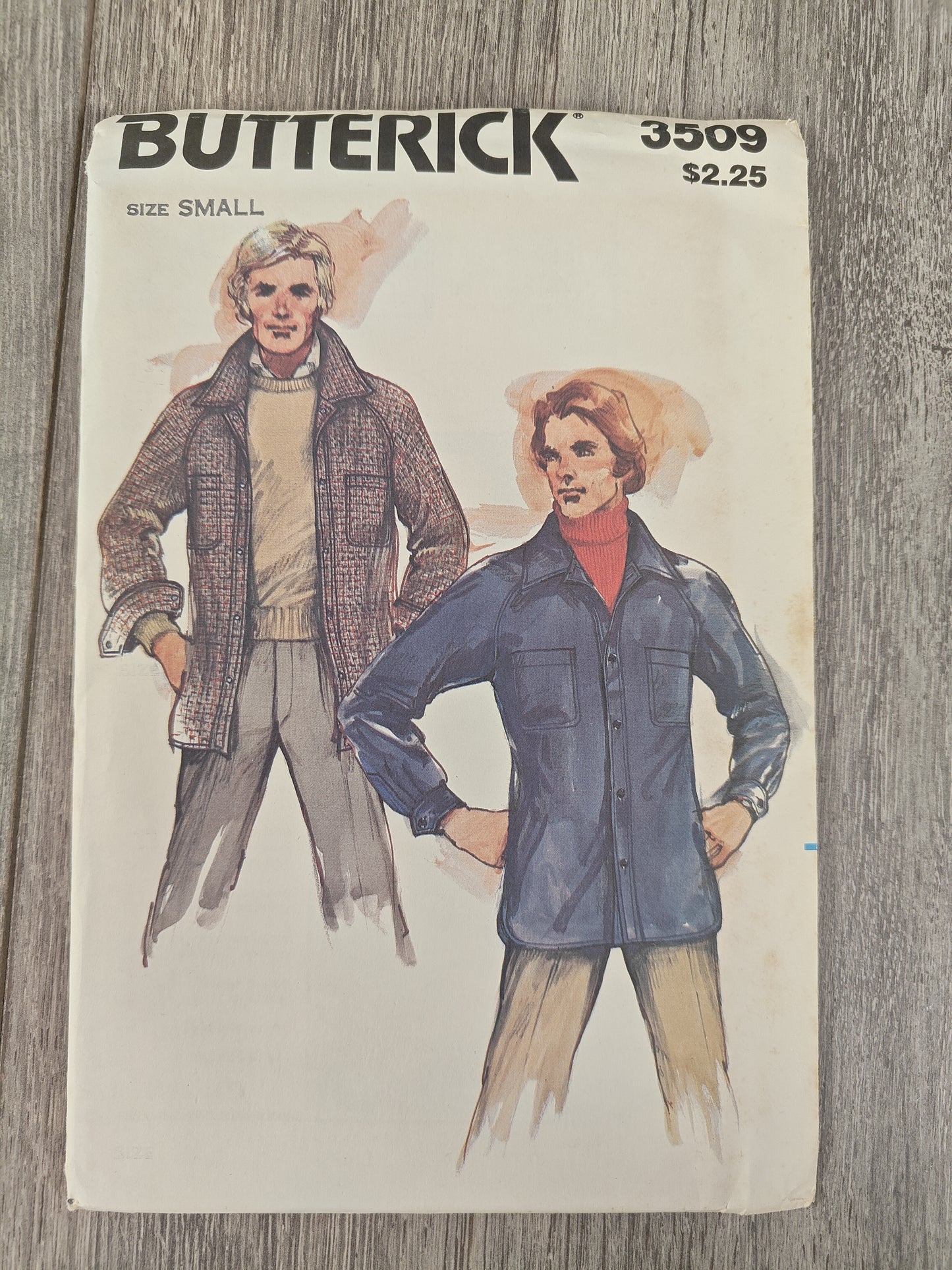 Butterick 3509 Men's Pattern Small