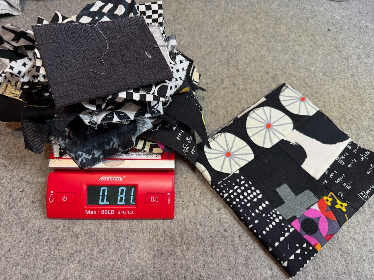 Improv Pieced Bundles with Pieced Panel by Stephanie Ruyle