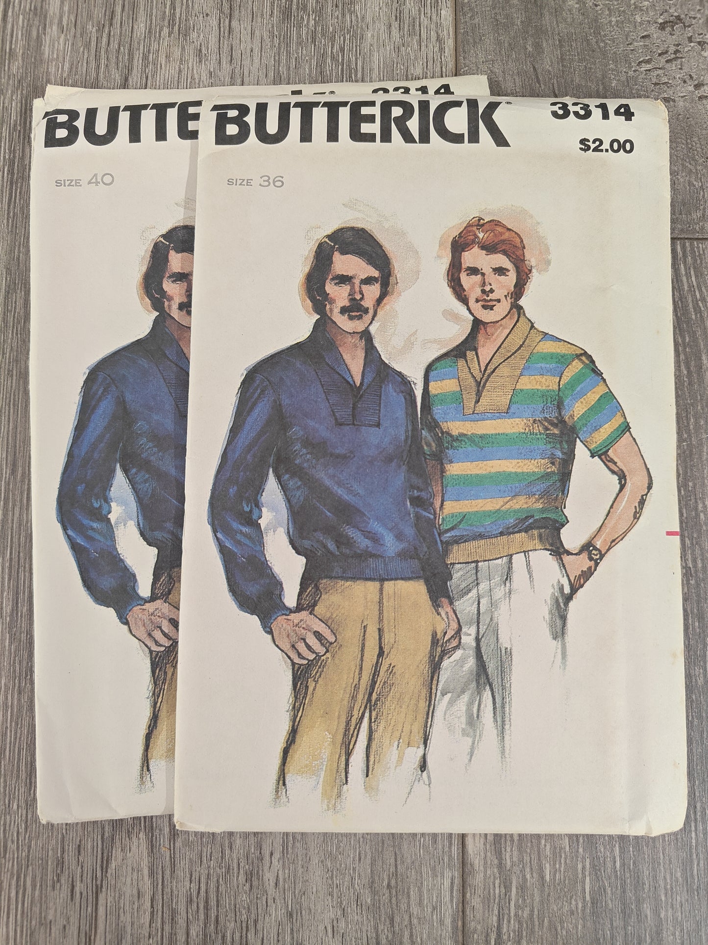 Butterick 3314 Men's Top Pattern