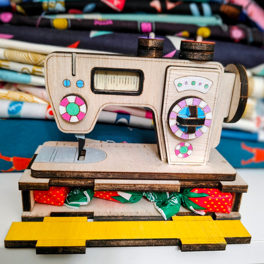 Wooden 3D Sewing Machine Kit