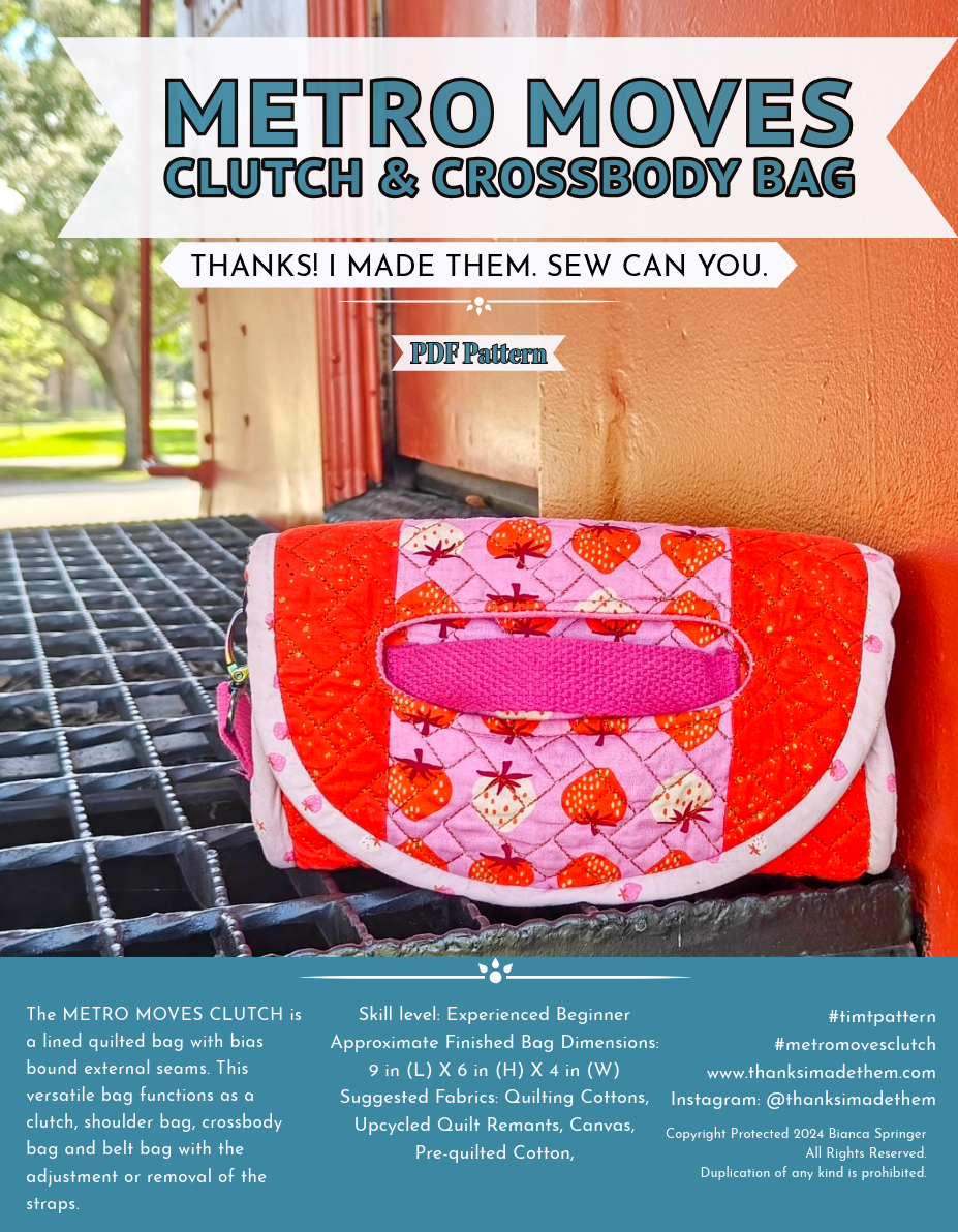 Metro Moves Clutch Pattern