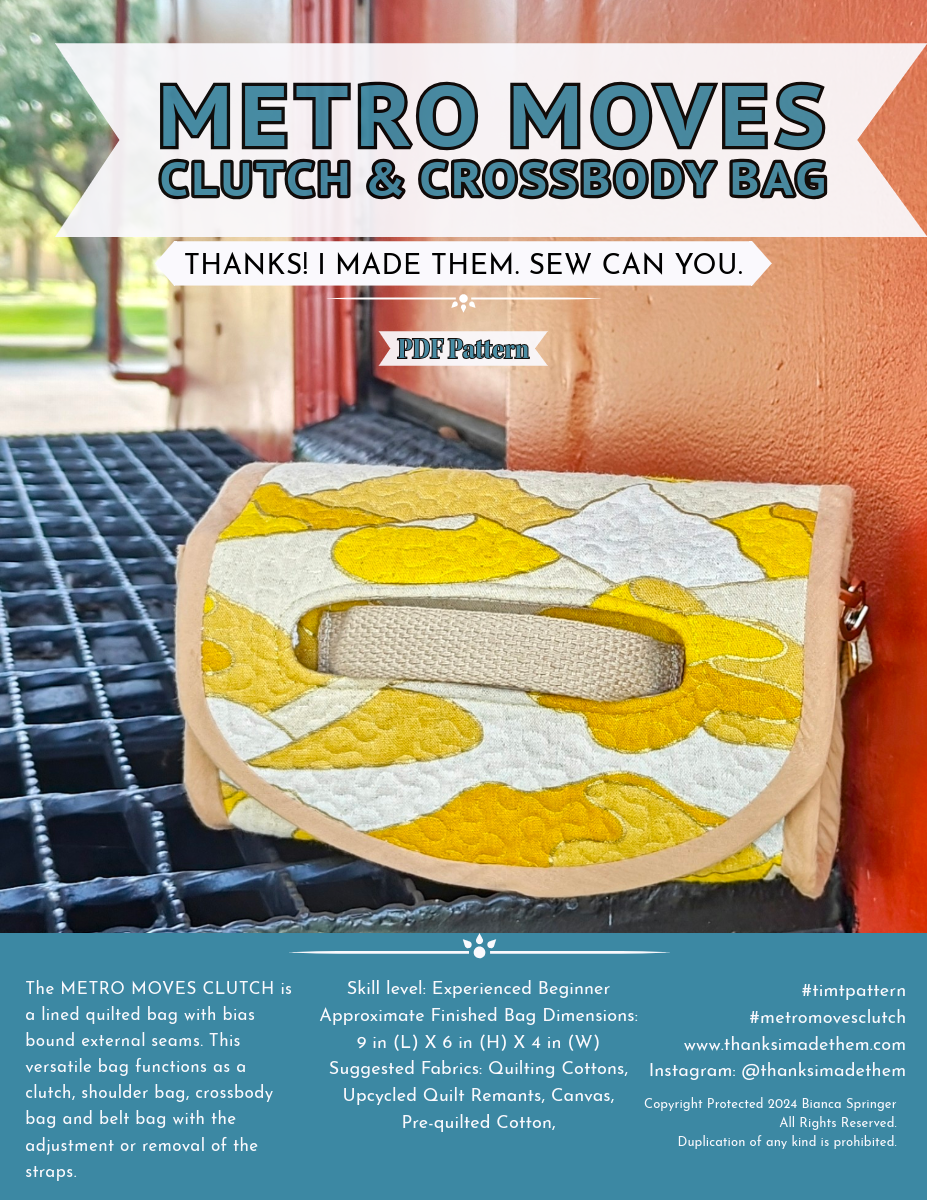 Metro Moves Clutch Pattern