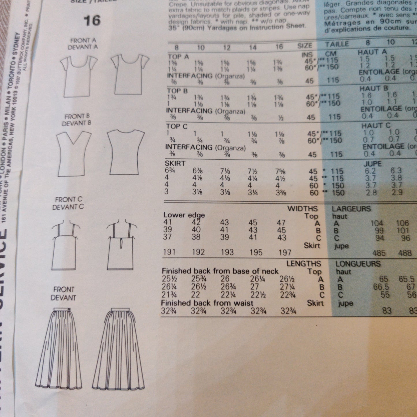 Vogue 1909 Ralph Lauren size 16