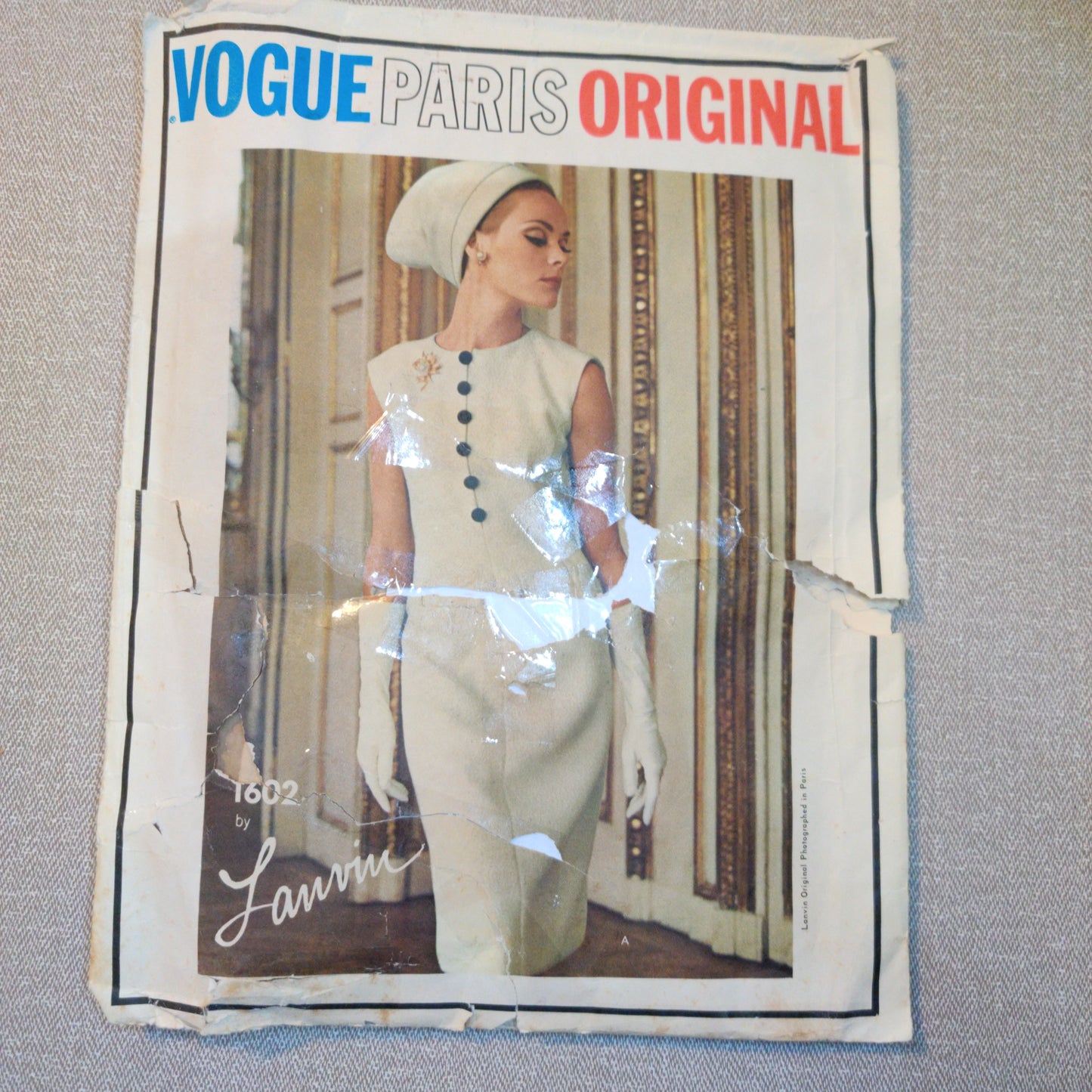 Vogue 1602 Lanvin Size 16