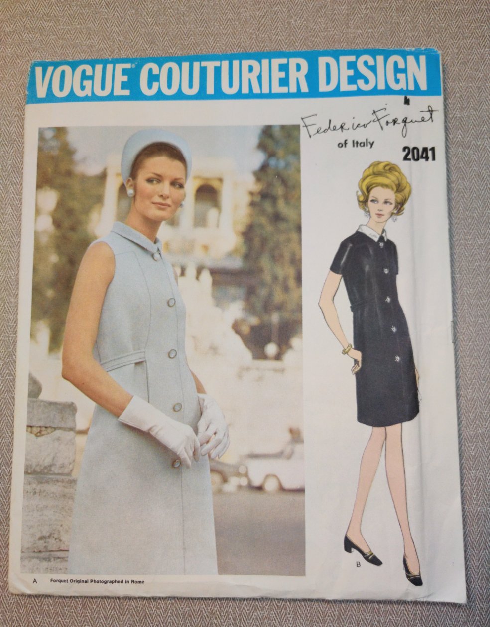 Vogue 2041 Federico Forquet Size 12