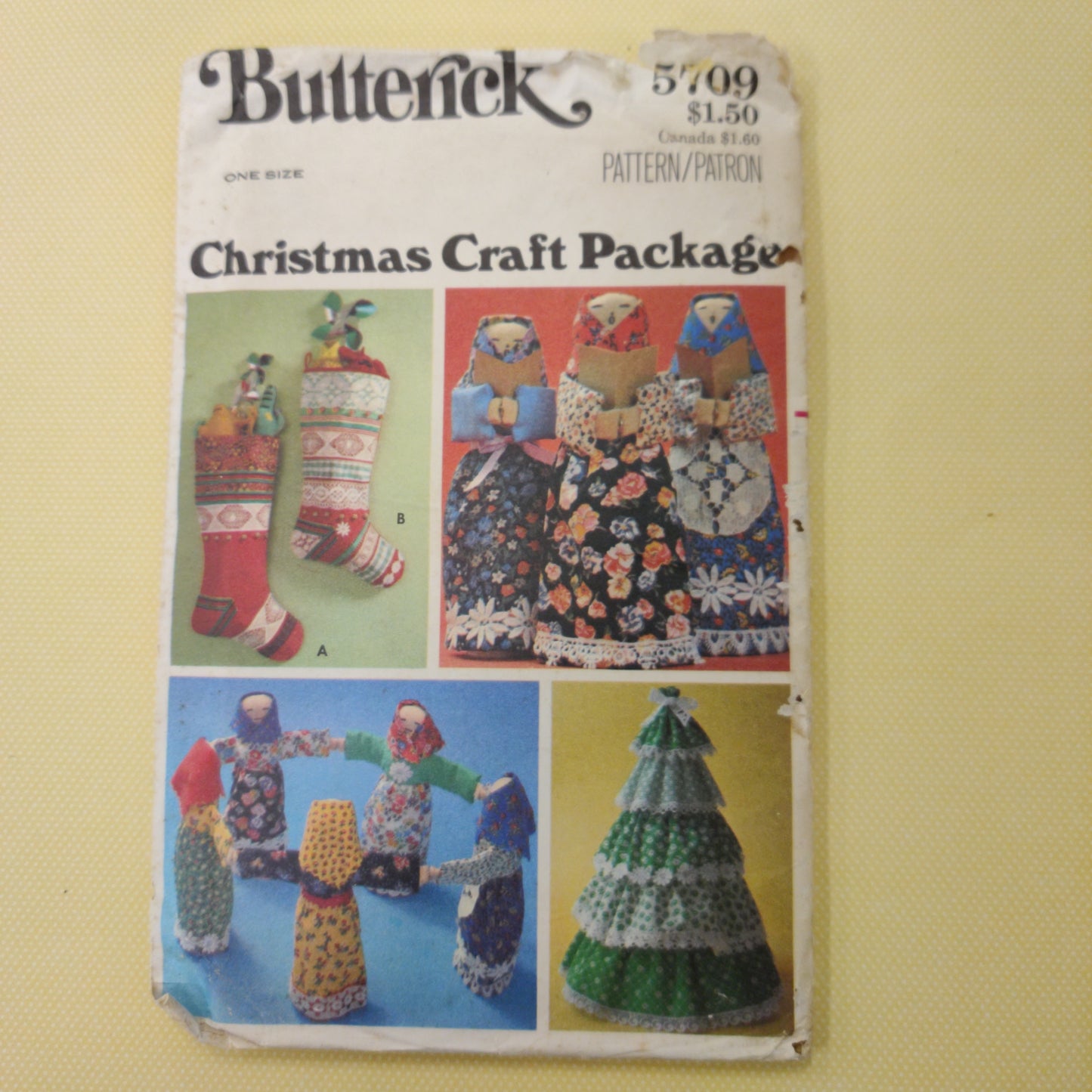 Butterick Christmas Craft Package