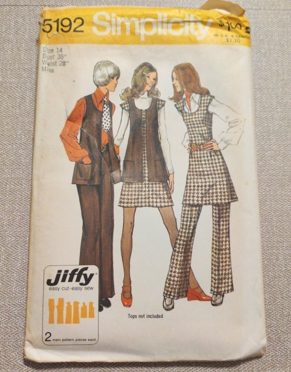 Simplicity 5192 Size 14 Bust 36