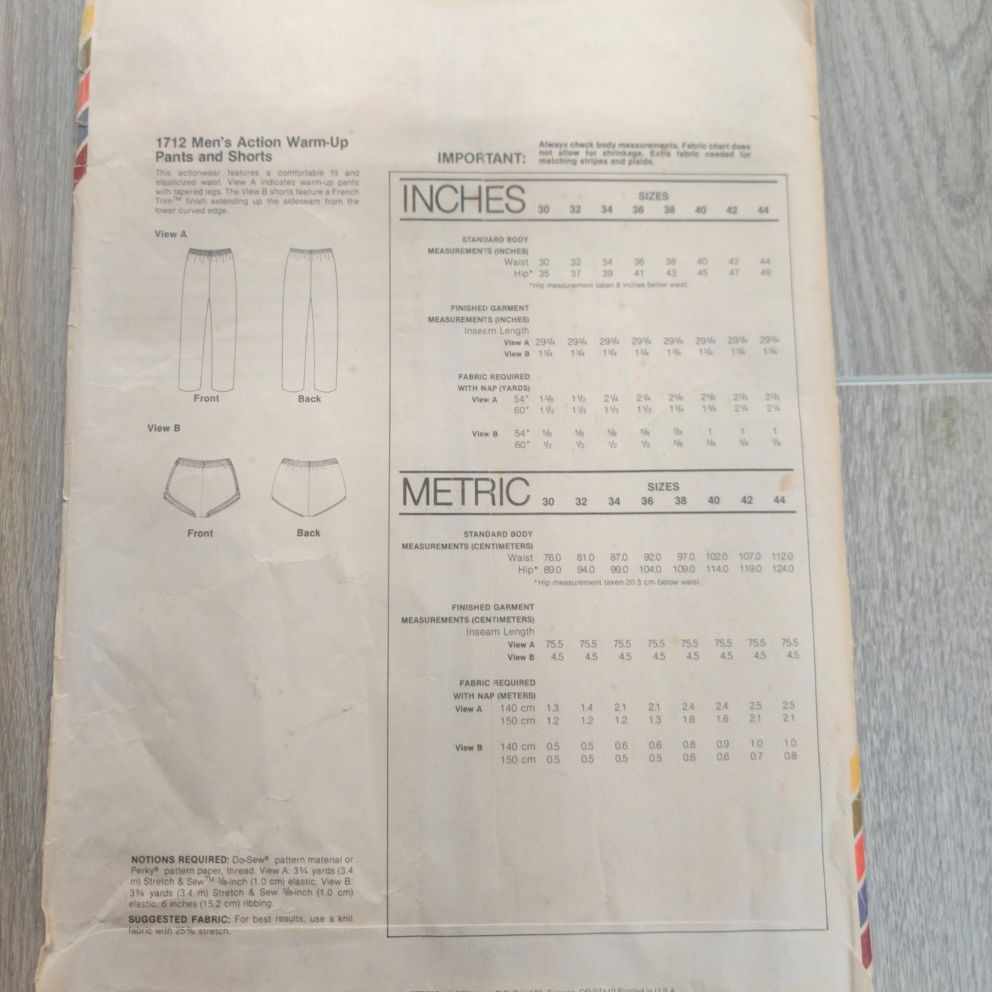 Stretch and Sew 1712