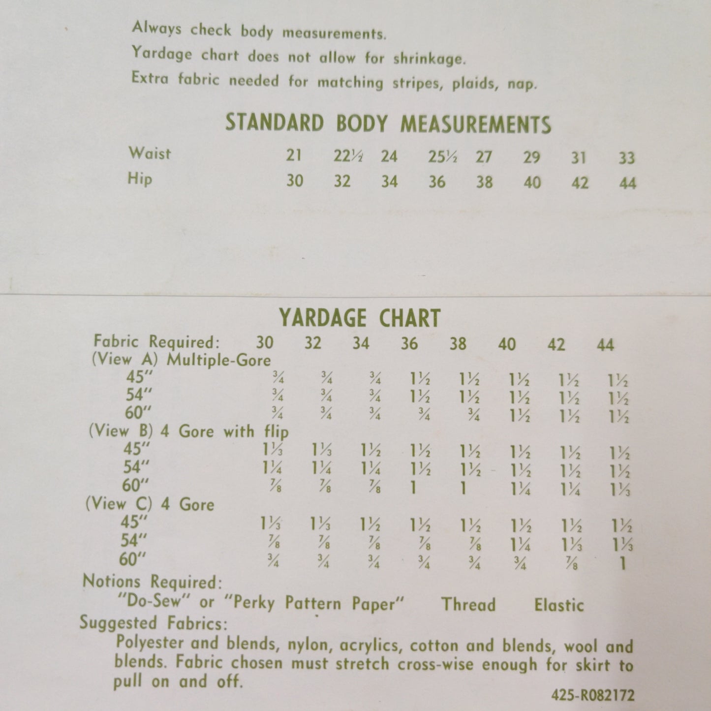 Stretch and Sew 425