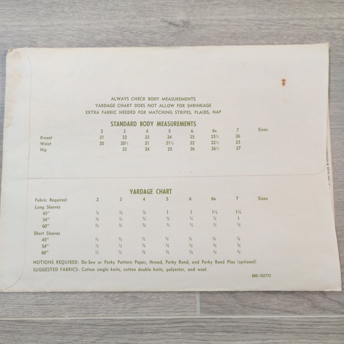Stretch and Sew 880