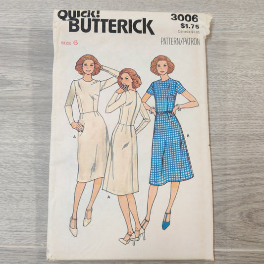 Butterick 3006 Size 6