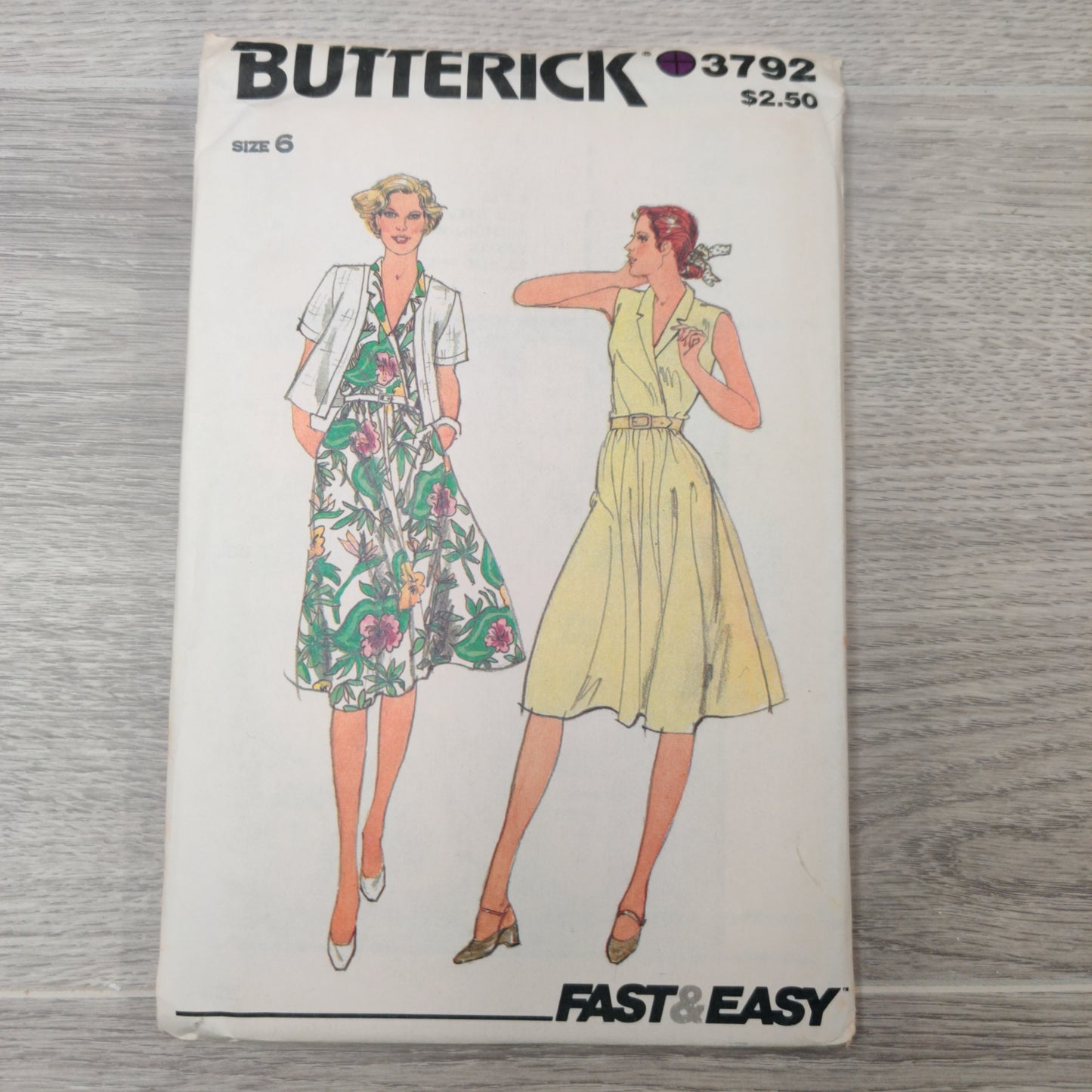 Butterick 3792 Size 6