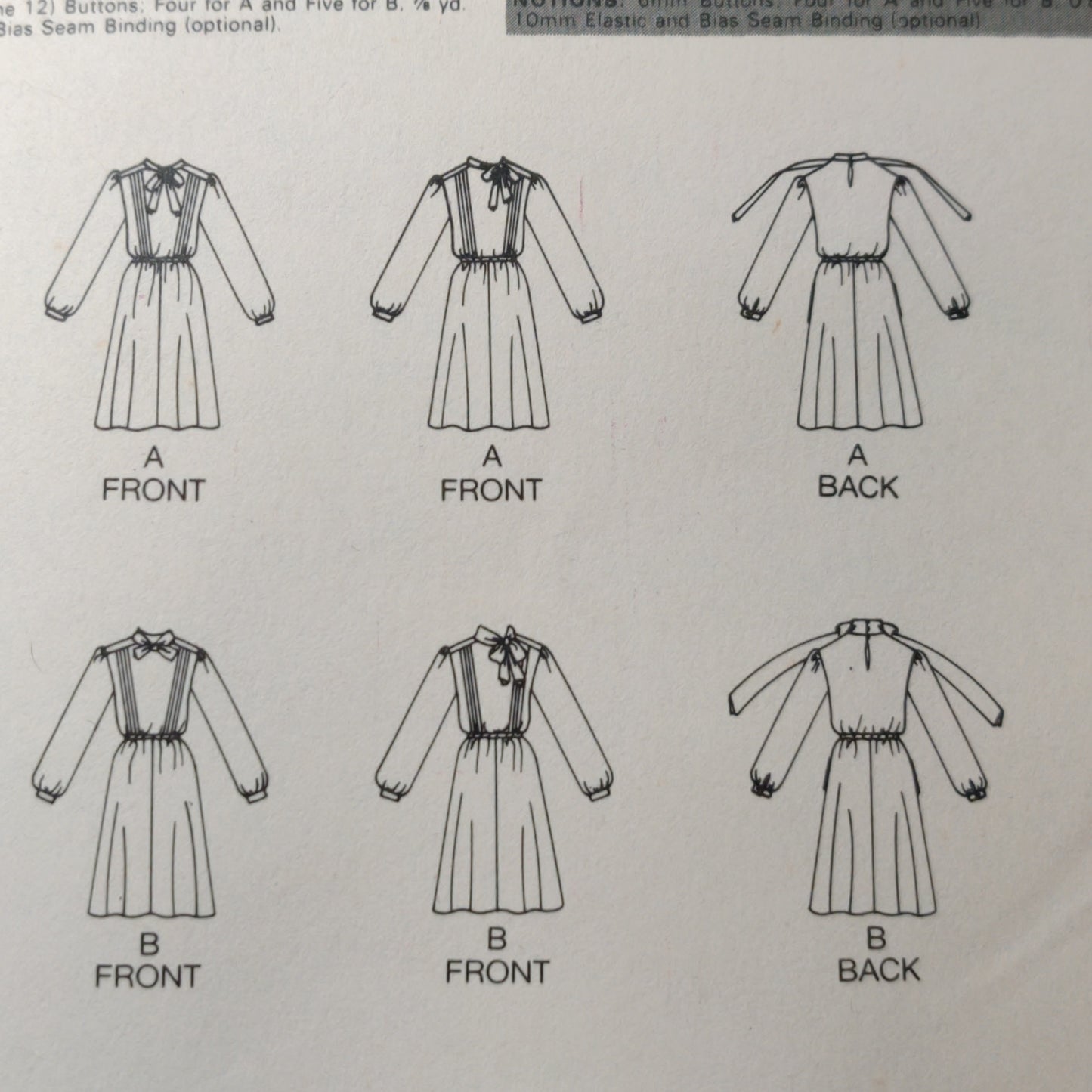 Butterick 3926 Size 6