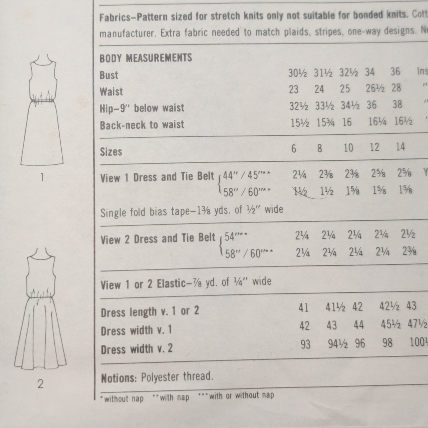 Simplicity 9896 Size 6