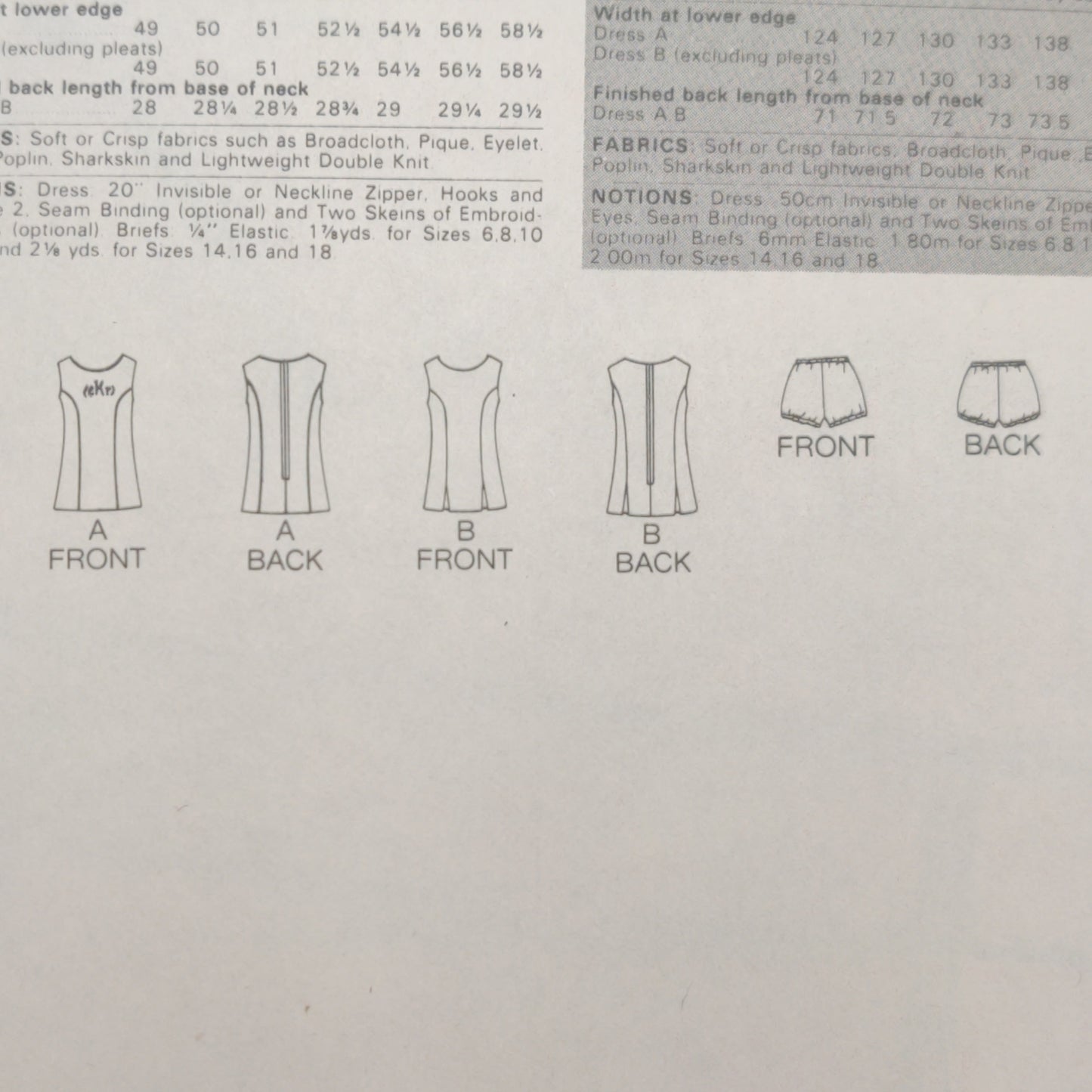 Butterick 3747 Size 8