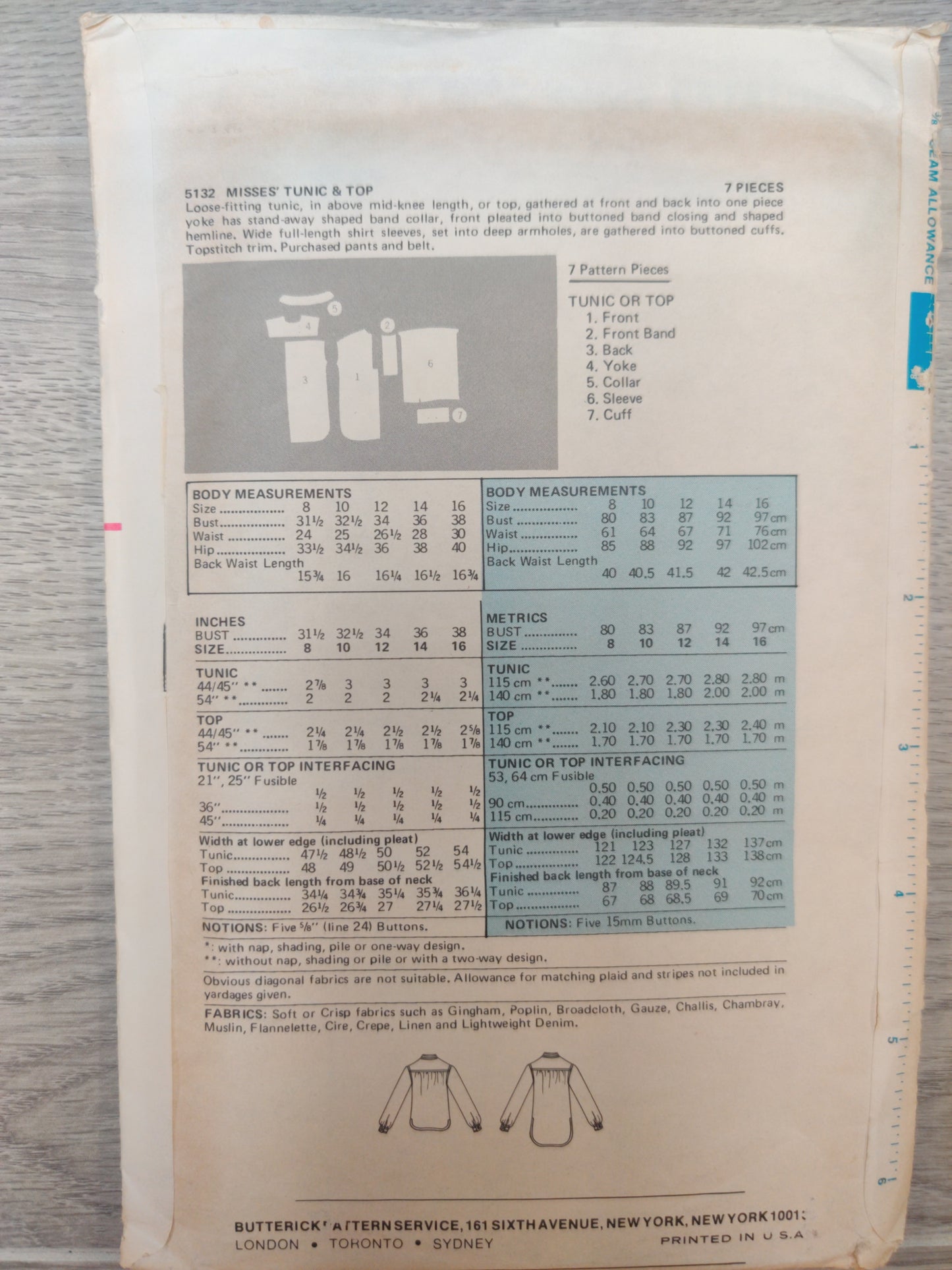 Butterick 5132 Size 10