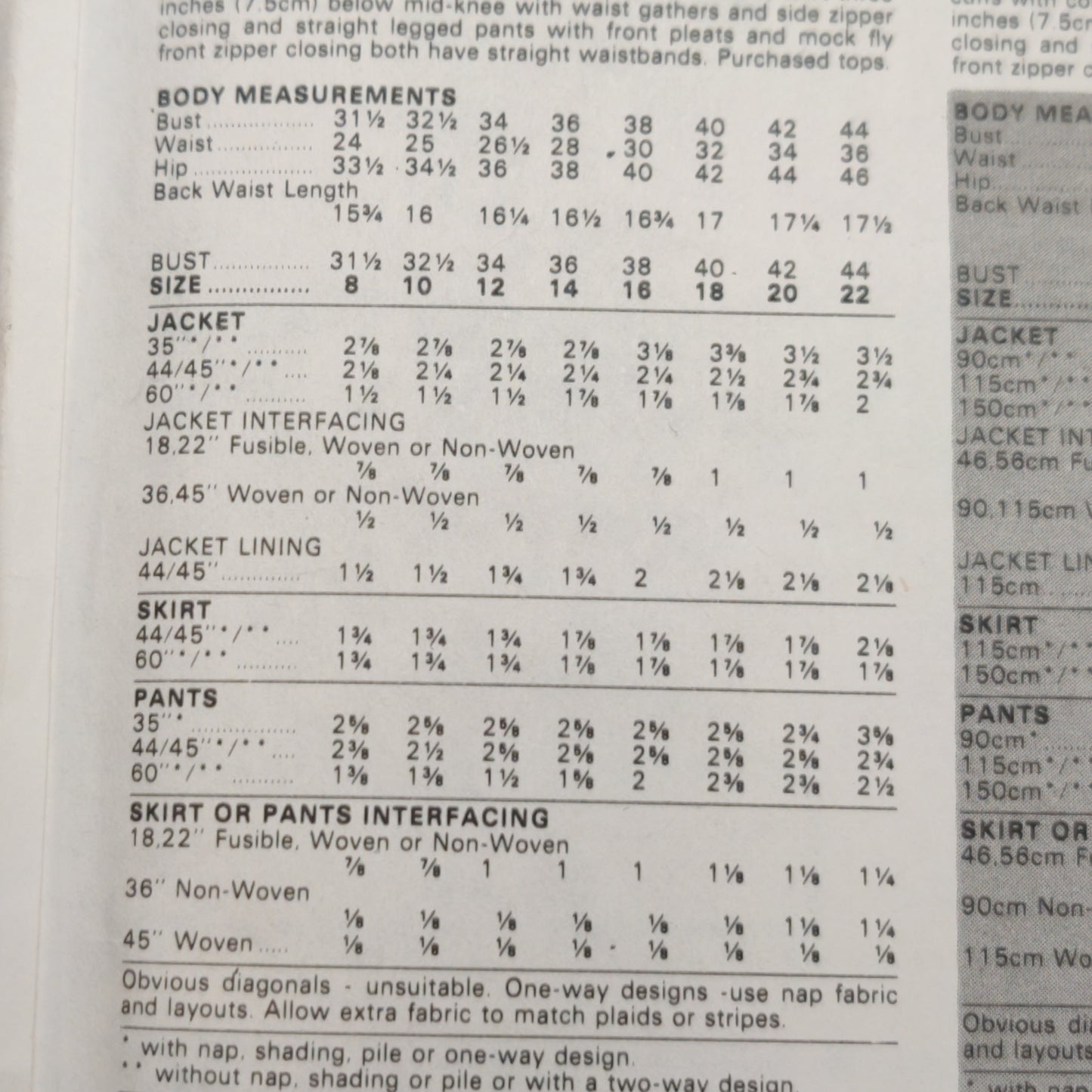 Butterick 3981 Size 10