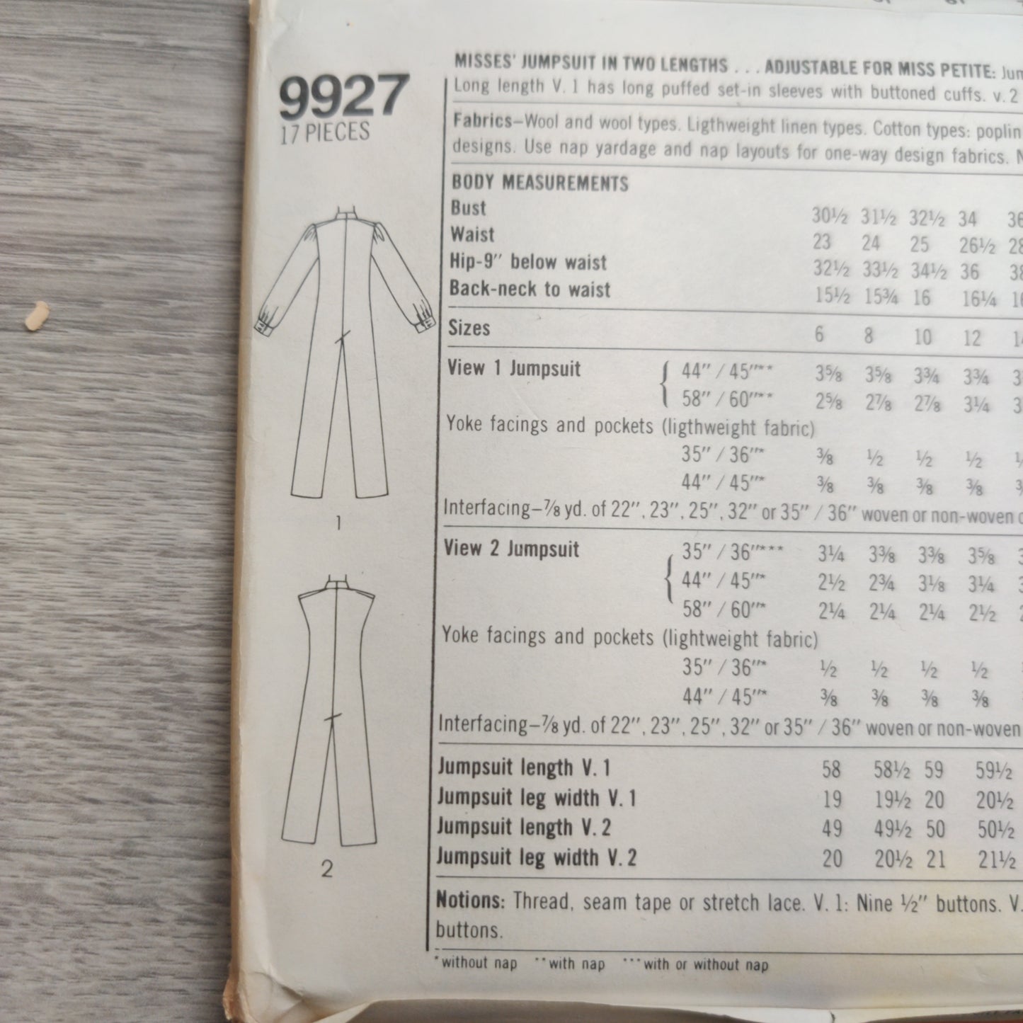 Simplicity 9927 Size 6&8
