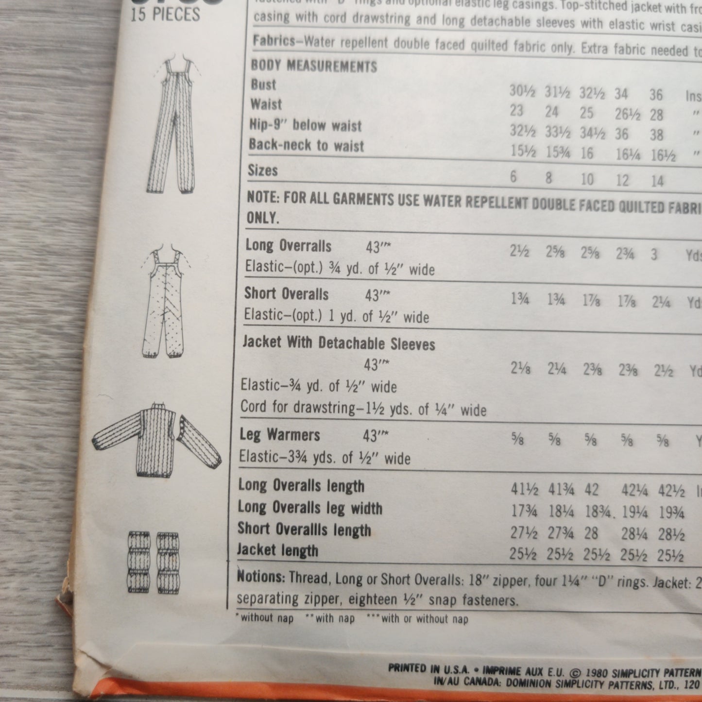 Simplicity 9785 Size 6&8