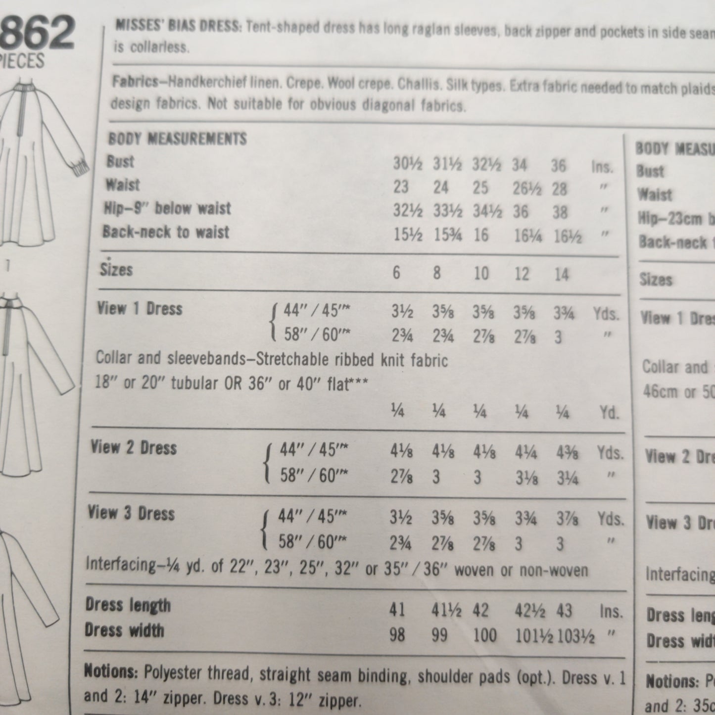 Simplicity 9862 Size 6&8