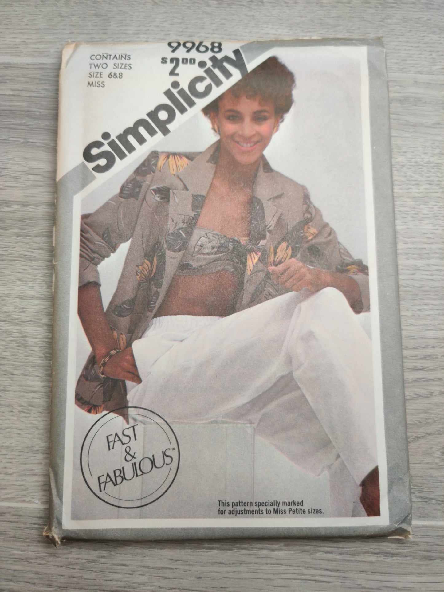 Simplicity 9968 Size 6&8