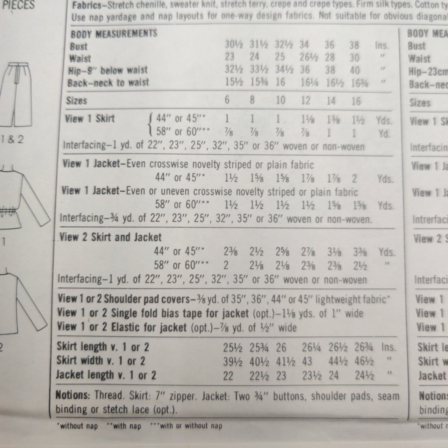 Simplicity 9645 Size 6&8