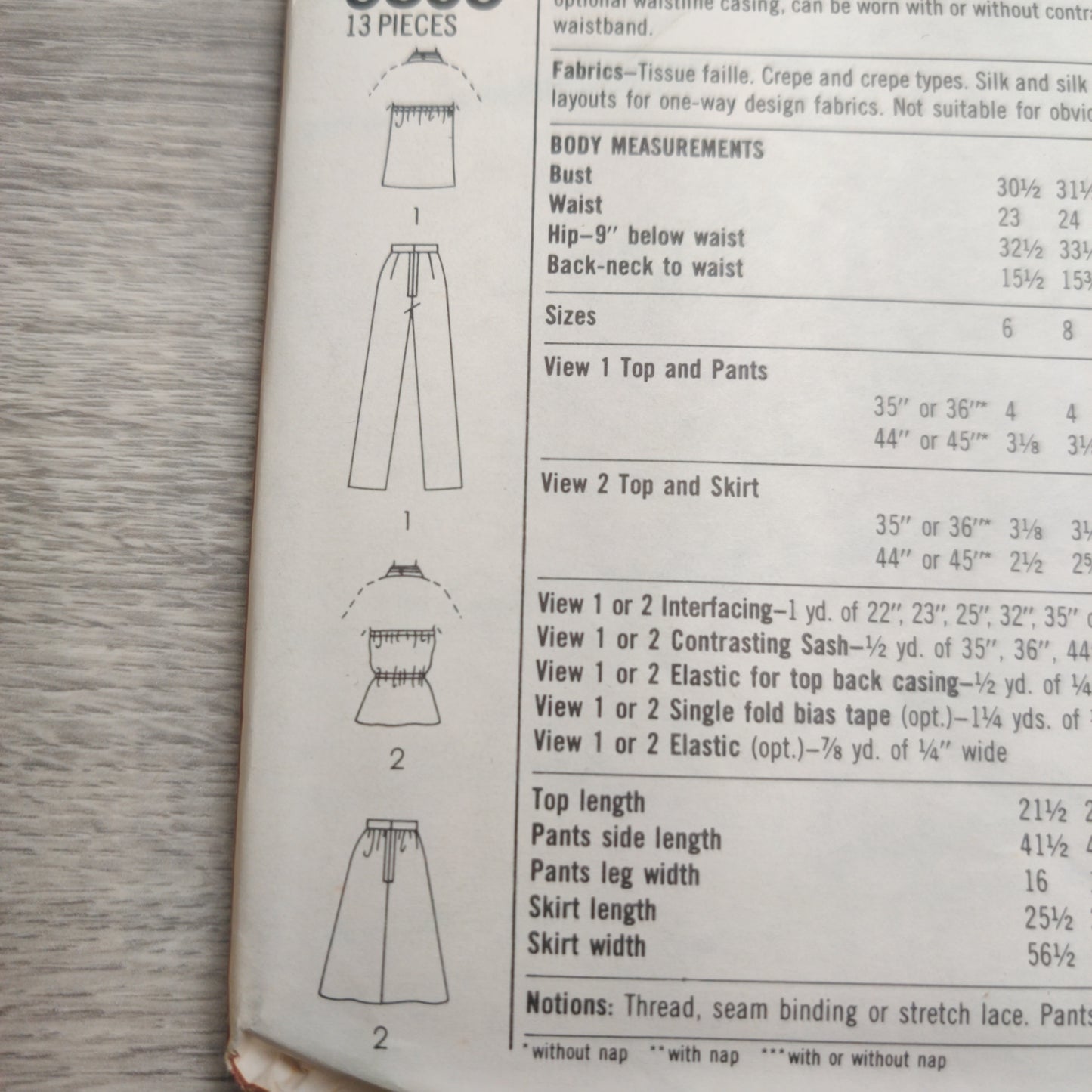 Simplicity 9805 Size 6&8