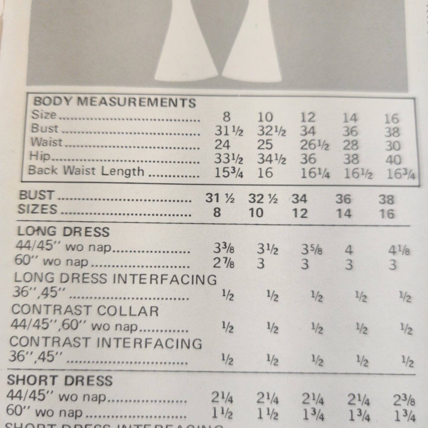 Butterick 3733 Size 10 Bust 32.5