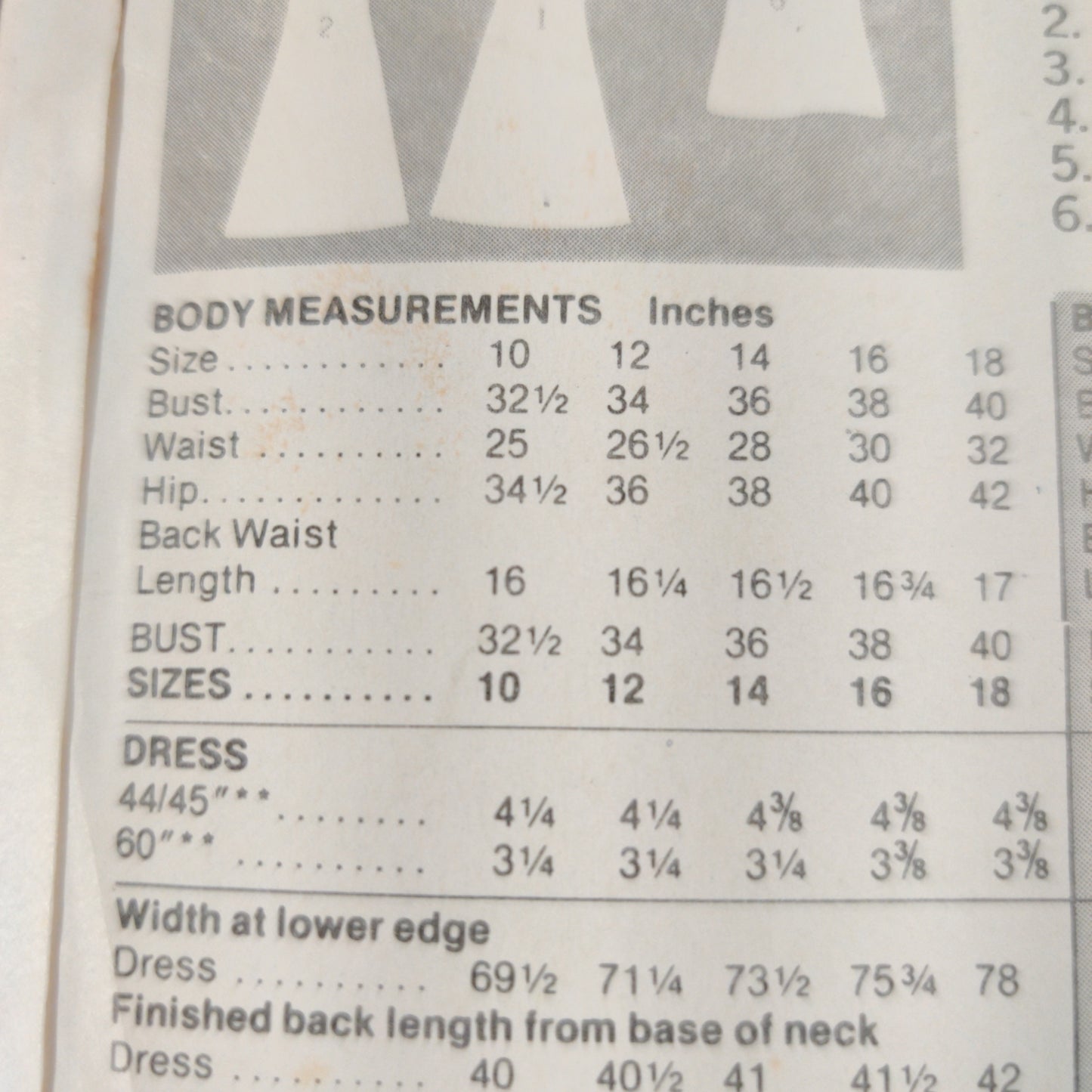 Butterick 5766 Size 14 Bust 36