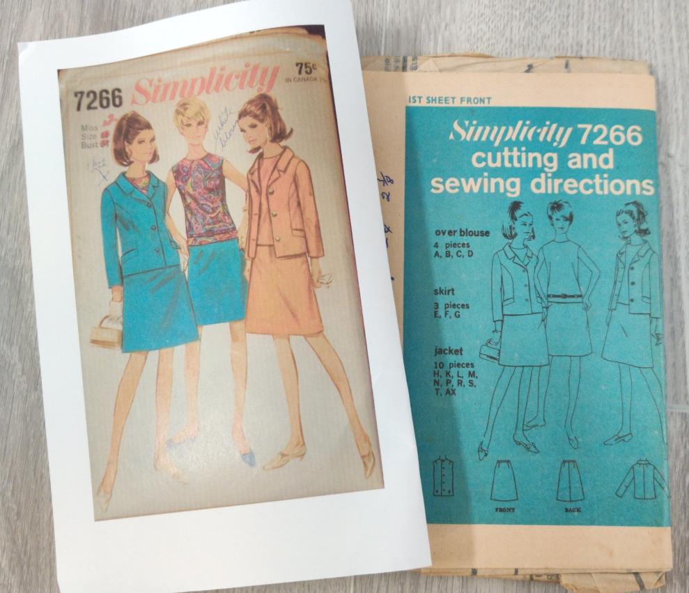 Simplicity 7266 Size 12 Vintage