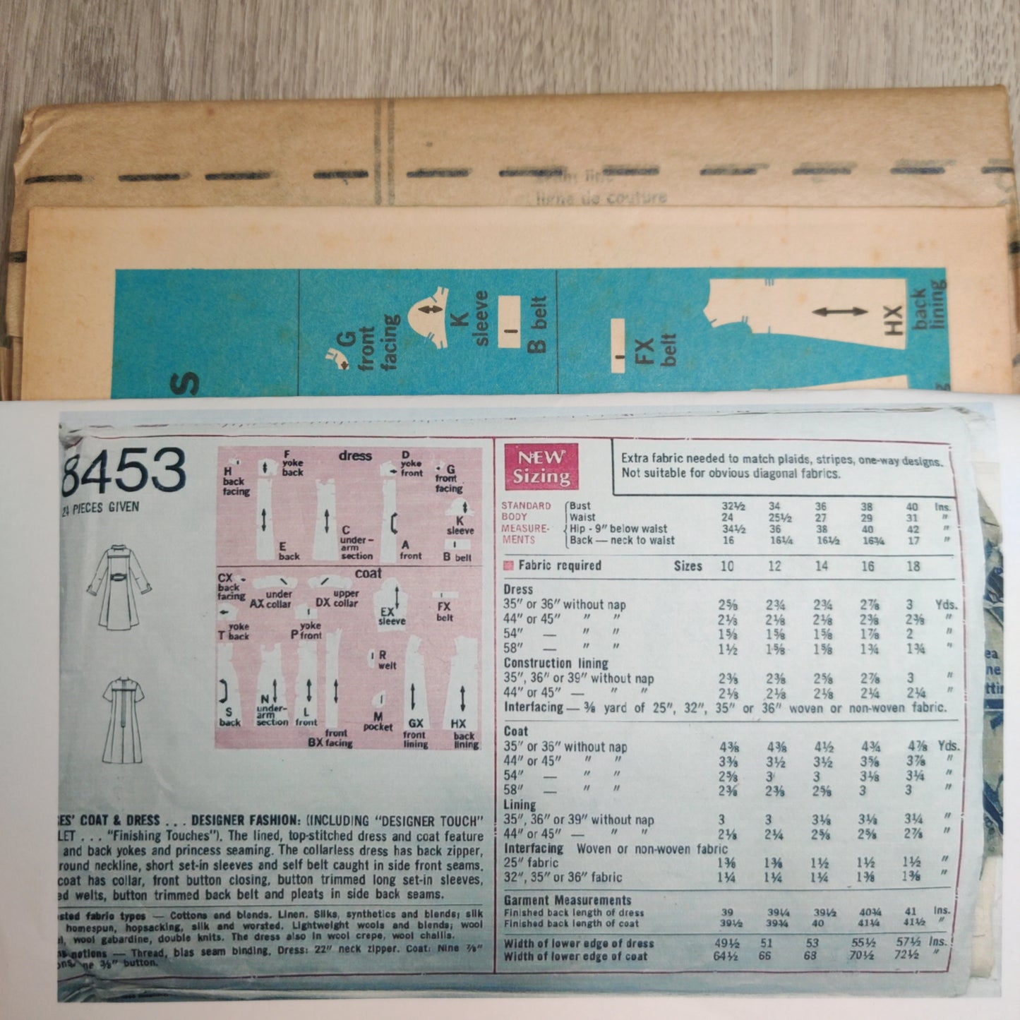 Simplicity 8453 Size 12 Vintage