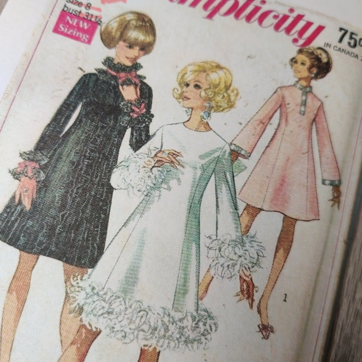 Simplicity 7914 Size 12 Bust 34 Vintage