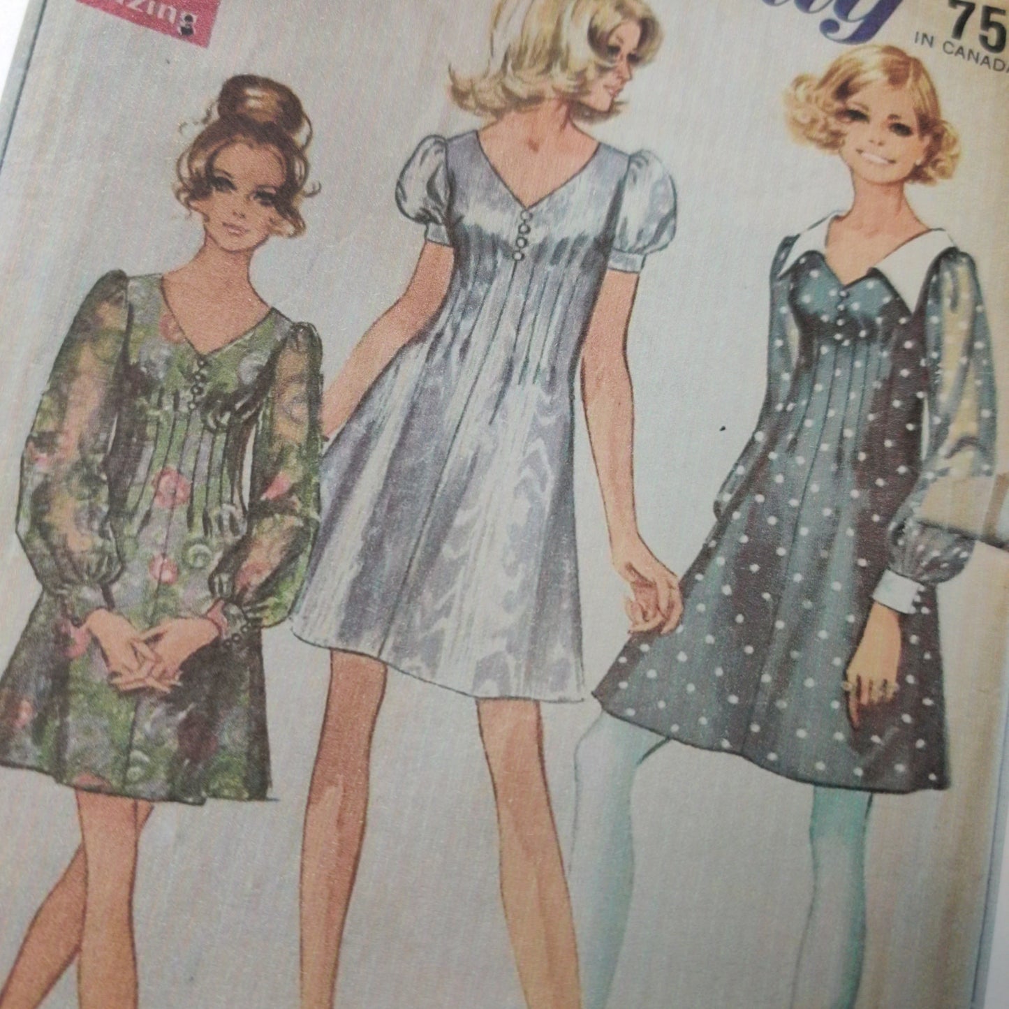 Simplicity 8089 Size 12 Bust 34 Vintage