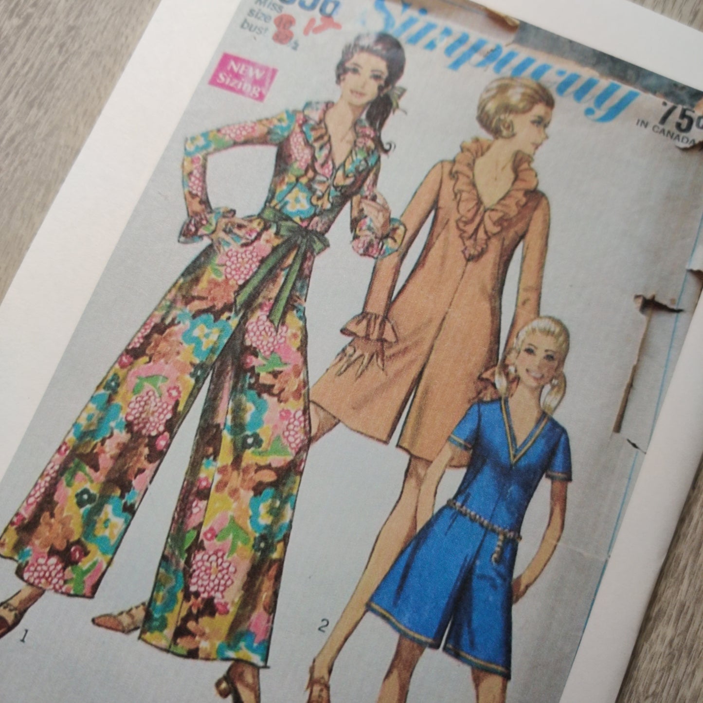 Simplicity 7956 Size 12 Bust 34 Vintage