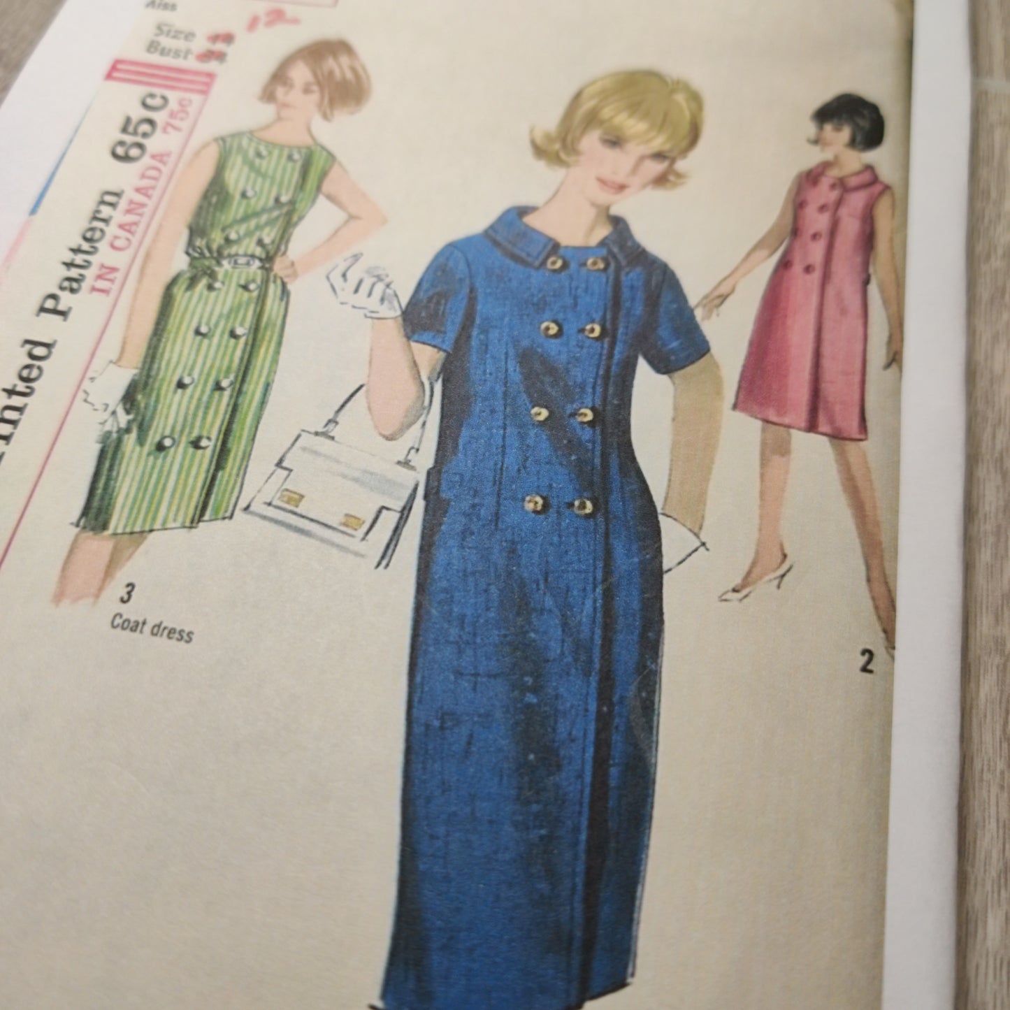 Simplicity 5818 Size 12 Bust 32 Vintage