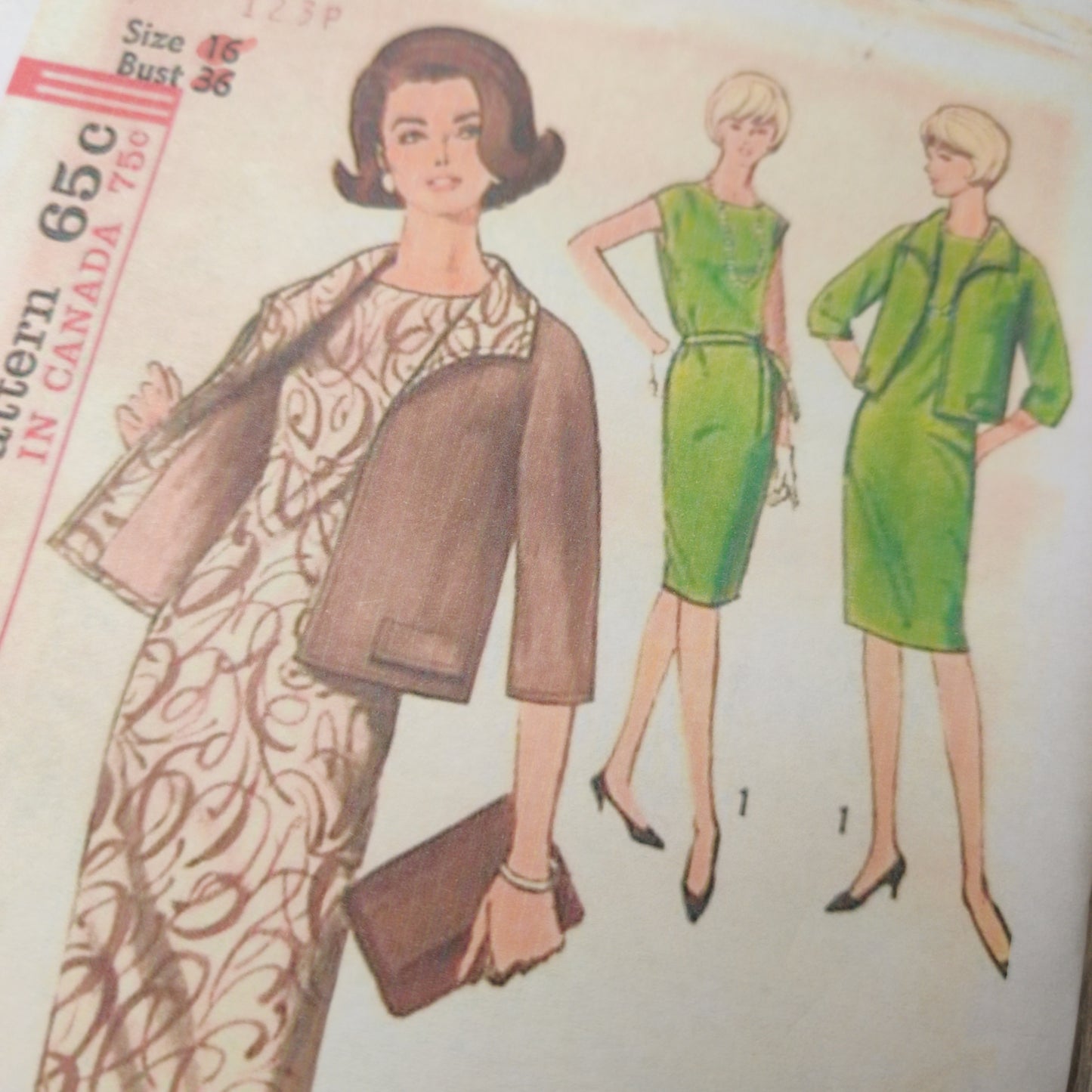 Simplicity 5829 Size 12 Bust 32 Vintage