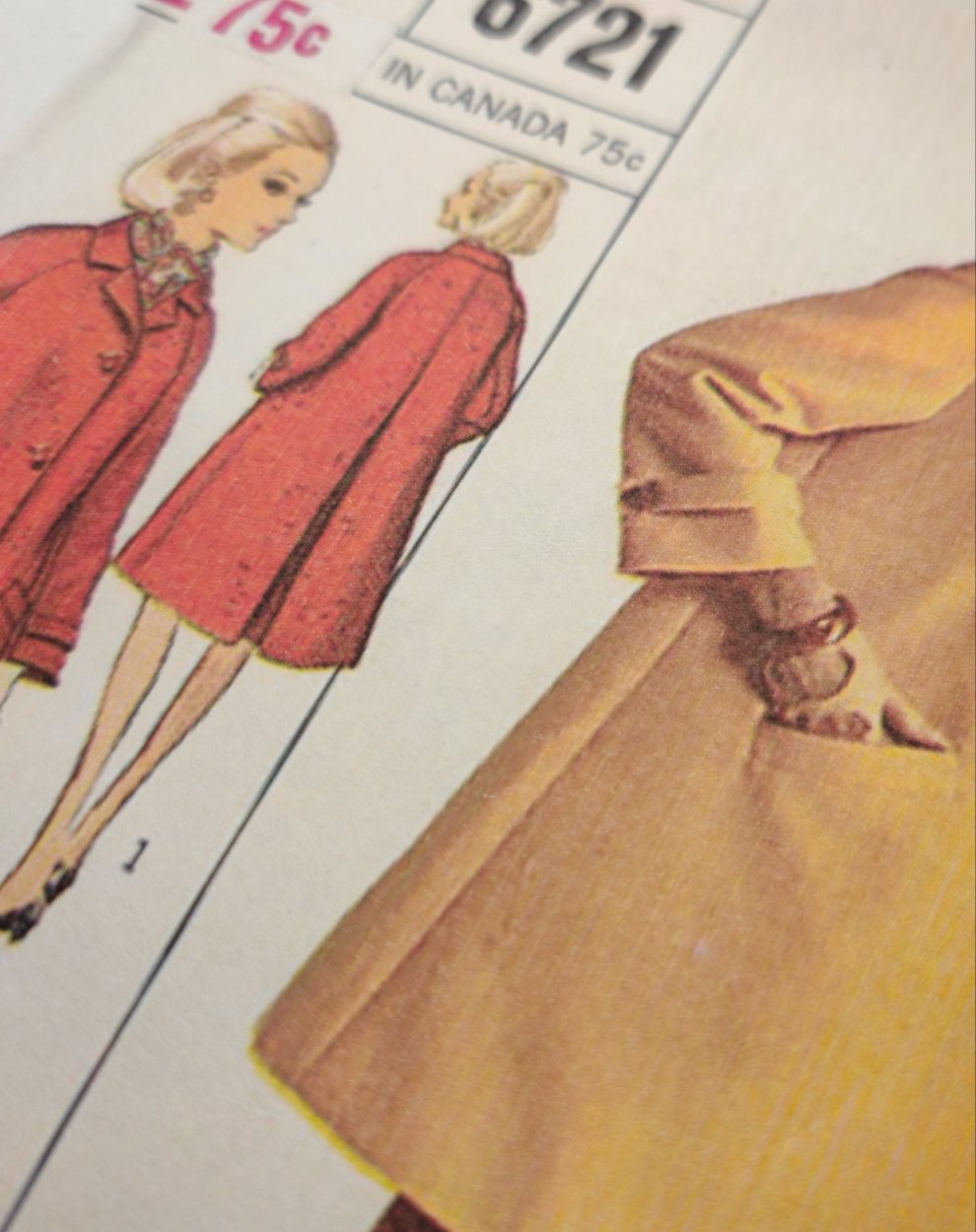 Simplicity 6721 Size 12 Bust 32 Vintage