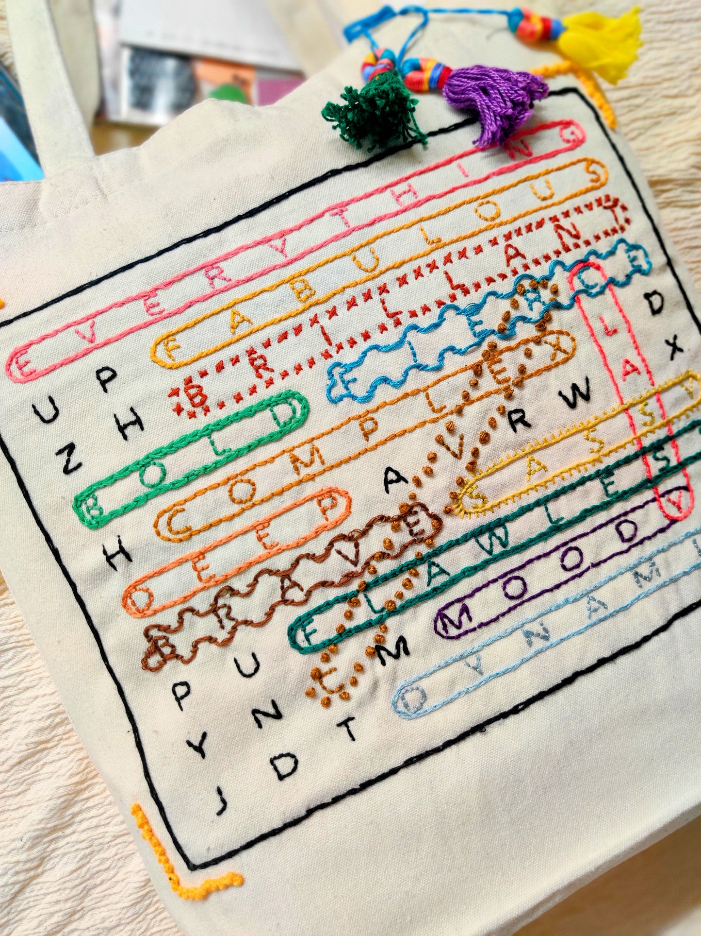 Find Yourself Word Search Tote Kit