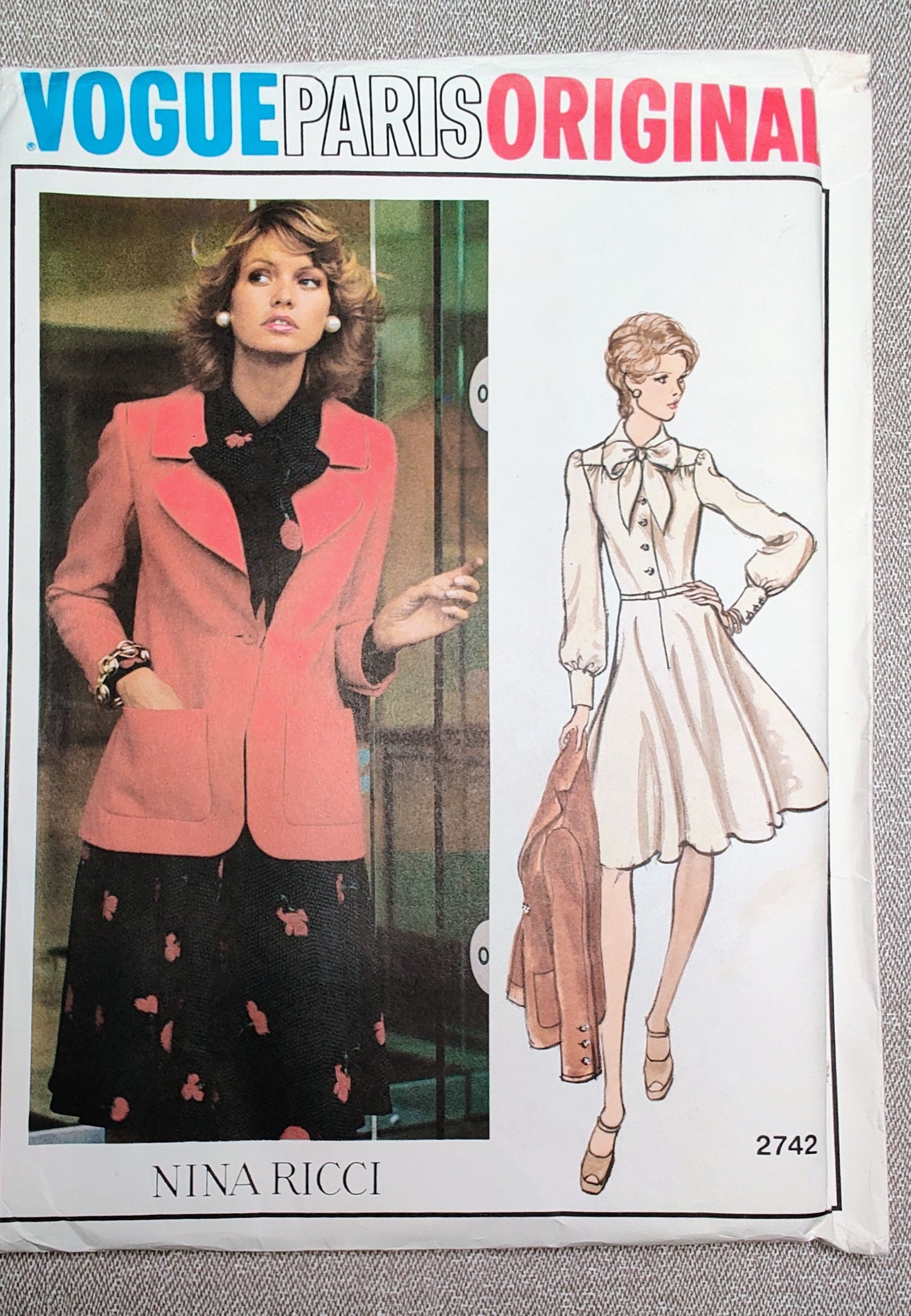 Vogue 2742 Nina Ricci Size 12