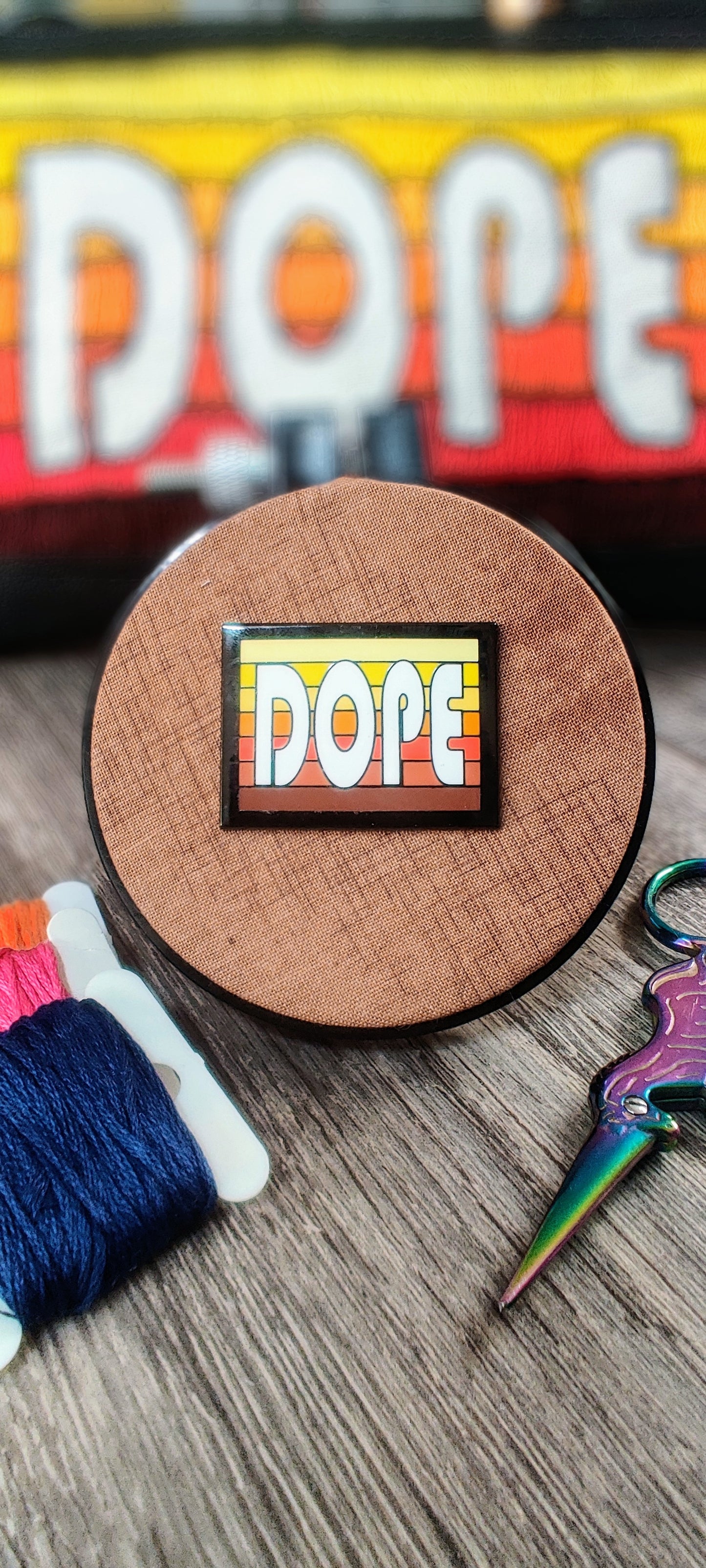 Represent! Embroidery Needle Minder