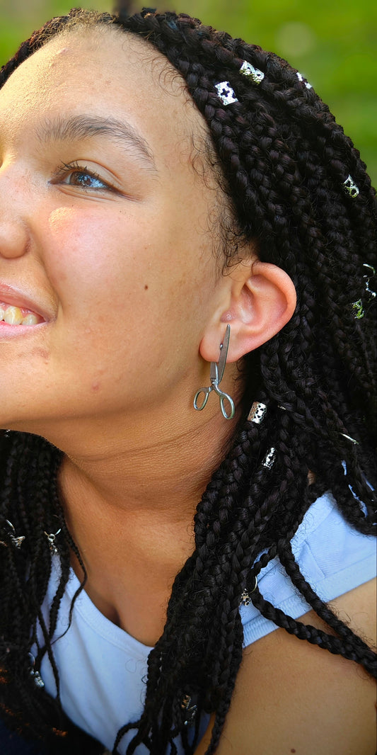 Cutting Scissors Earrings