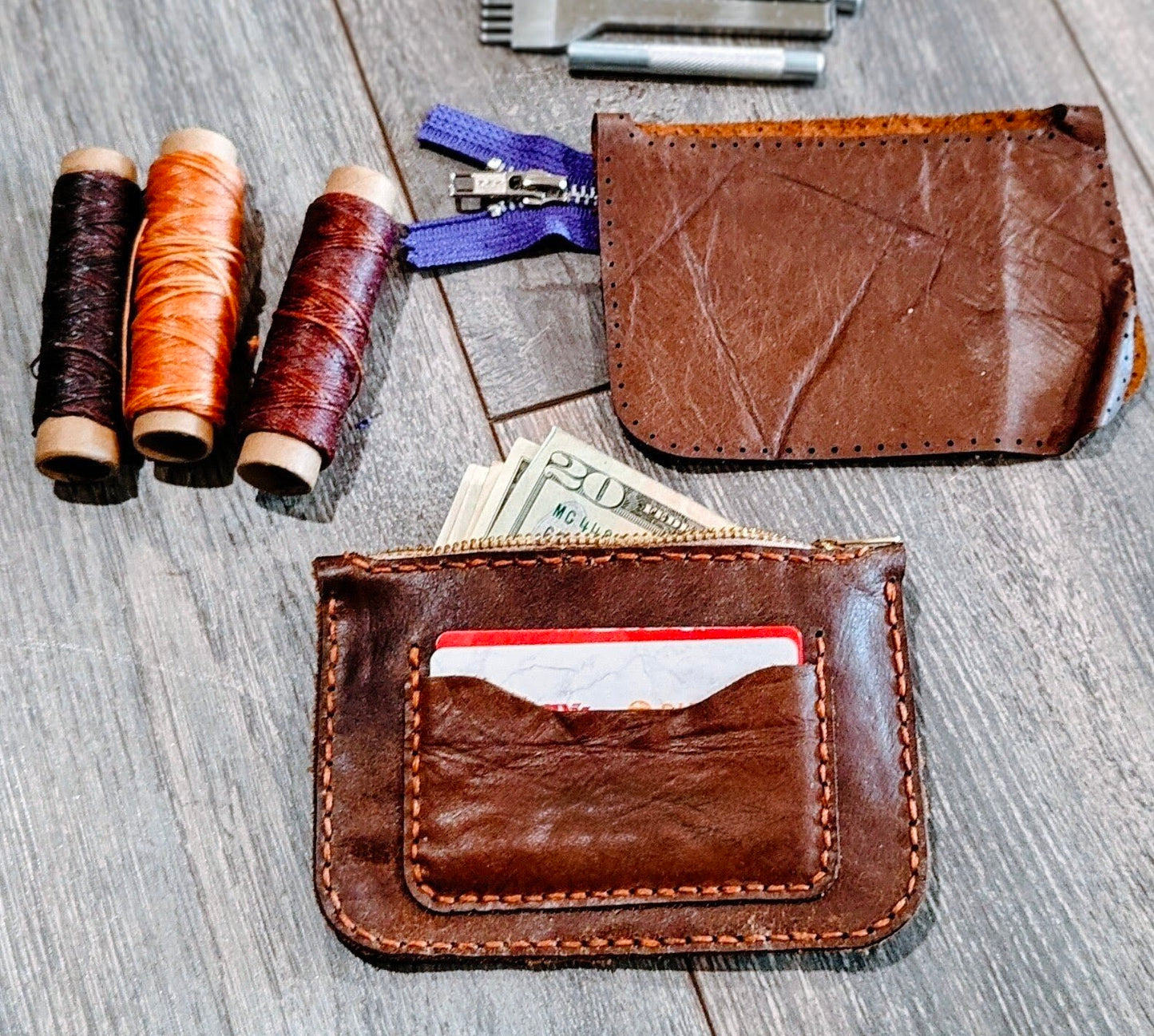 Leather Card Wallet Workshop Mar 27