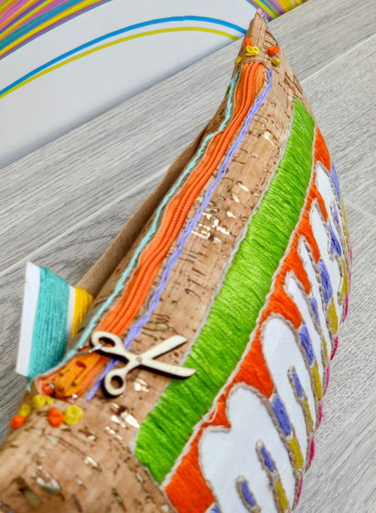 Embroidered "MAKER" Pouch Kit